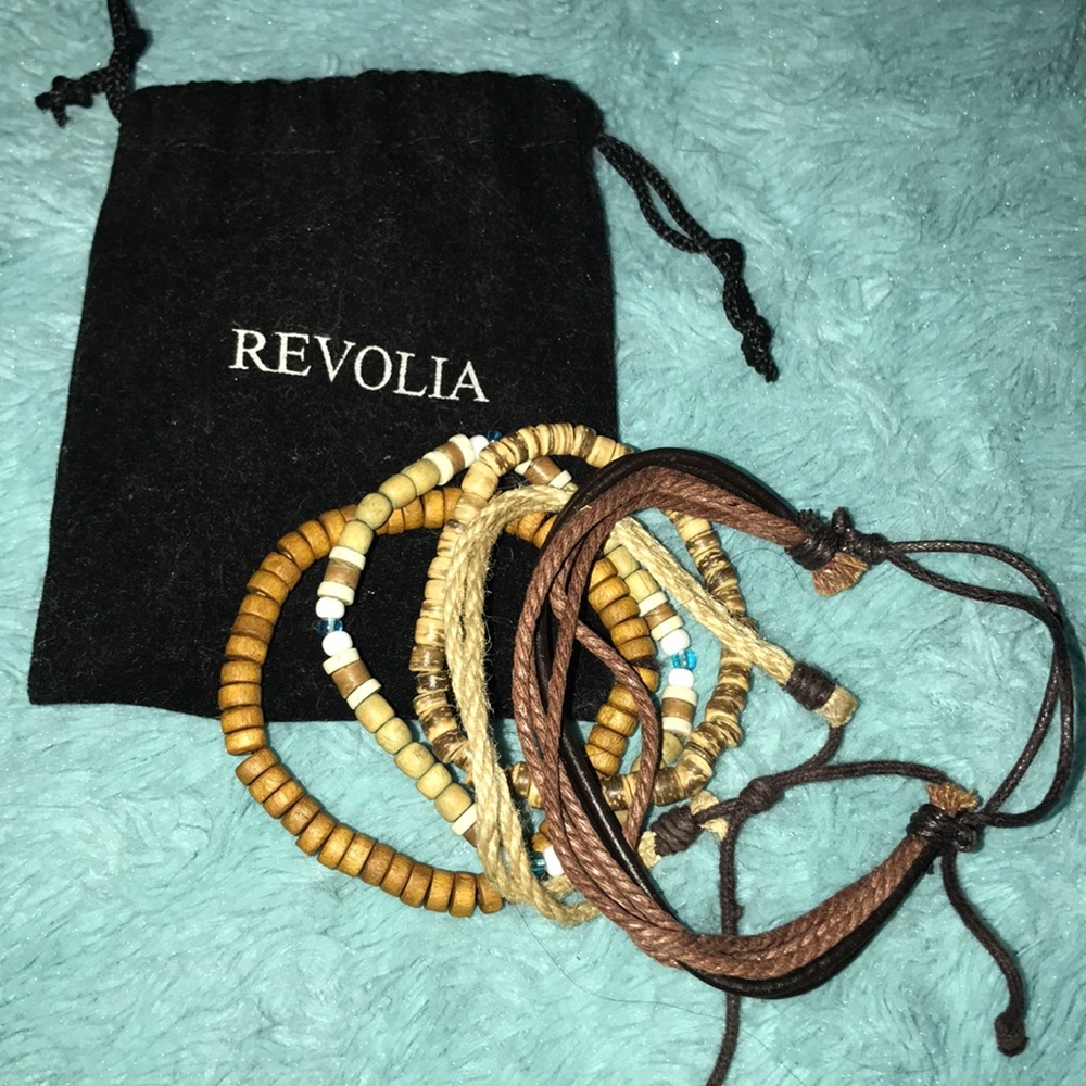 Revolia bracelet package( 5 pieces) adjustable